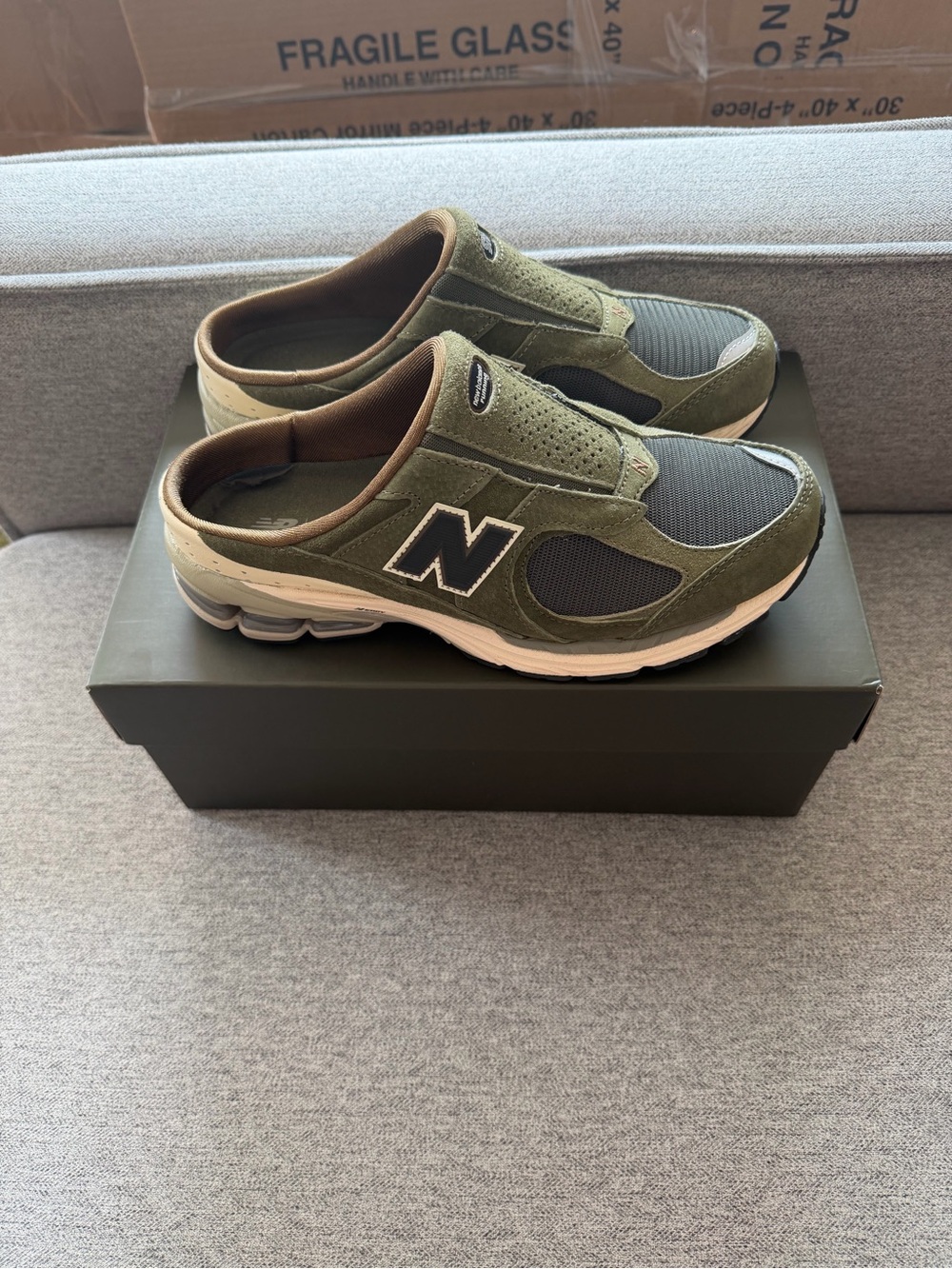 New Balance 2002R Mules